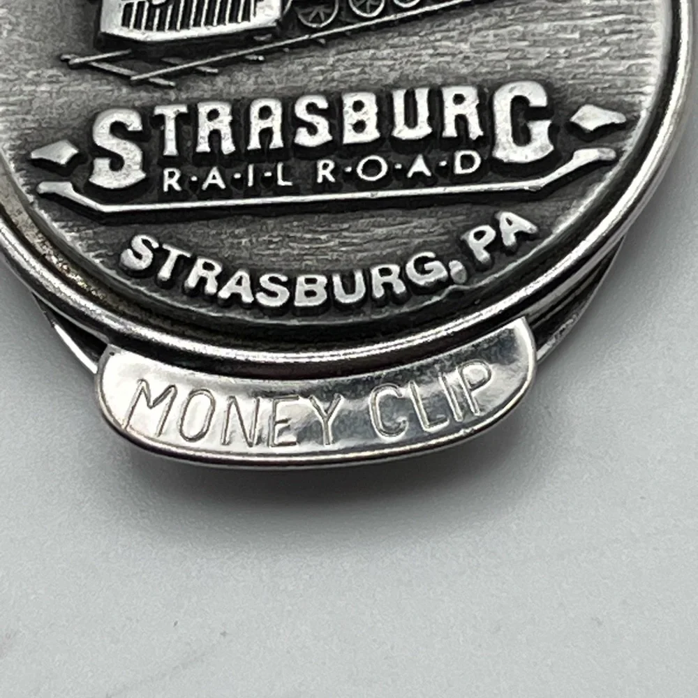 Strasburg Railroad Silver‎ Money Clip Pennsylvania